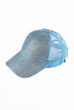 Women's CC Kids Glitter Pony Caps | Zarnesh
