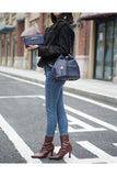 MKF Collection Crossbody Bucket Bag with Wristlet Wallet | Zarnesh
