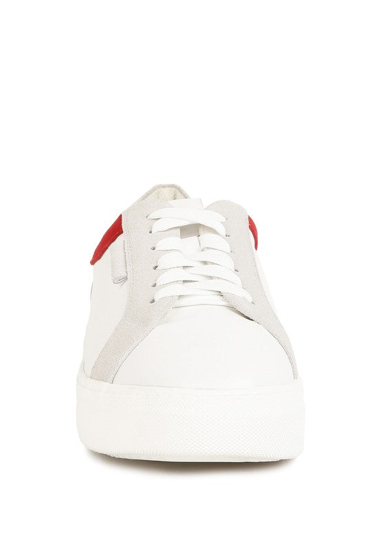 Women's Endler Color Block Leather Sneakers | Zarnesh