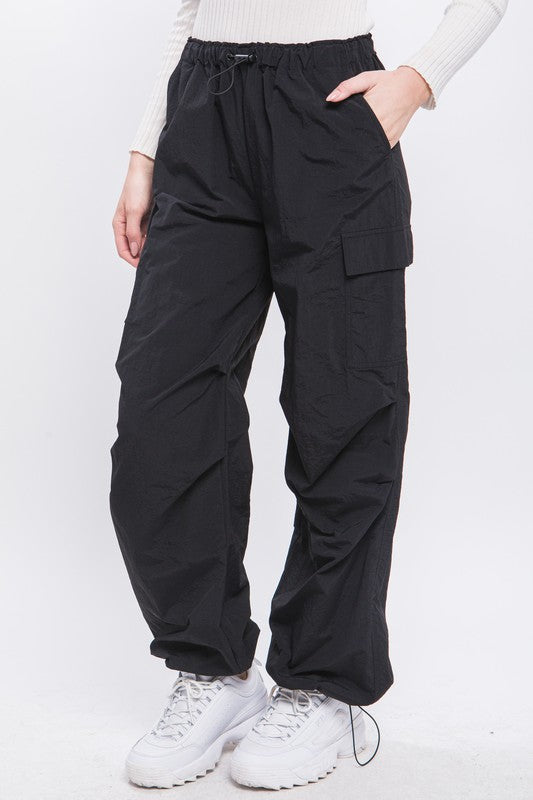 Women's Loose Fit Parachute Cargo Pants  | Zarnesh