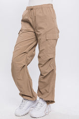 Women's Loose Fit Parachute Cargo Pants  | Zarnesh