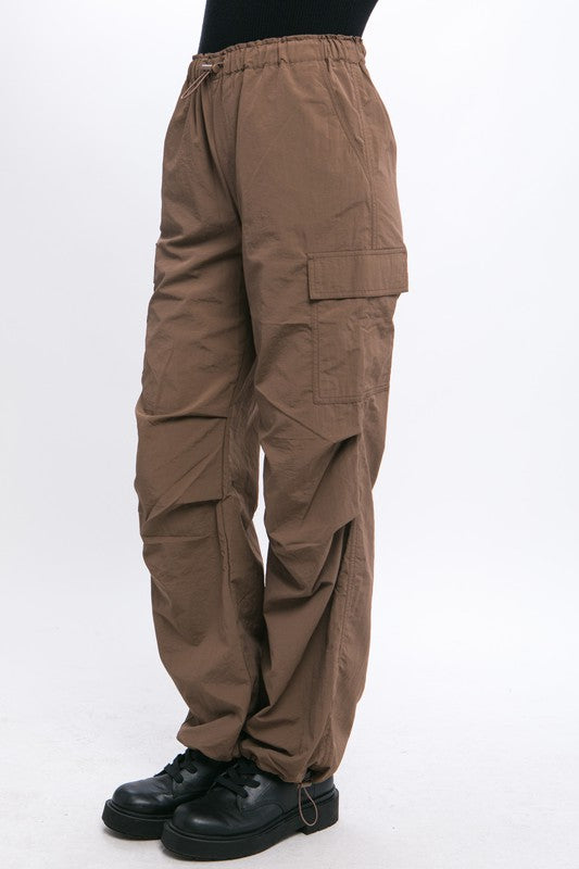 Women's Loose Fit Parachute Cargo Pants  | Zarnesh