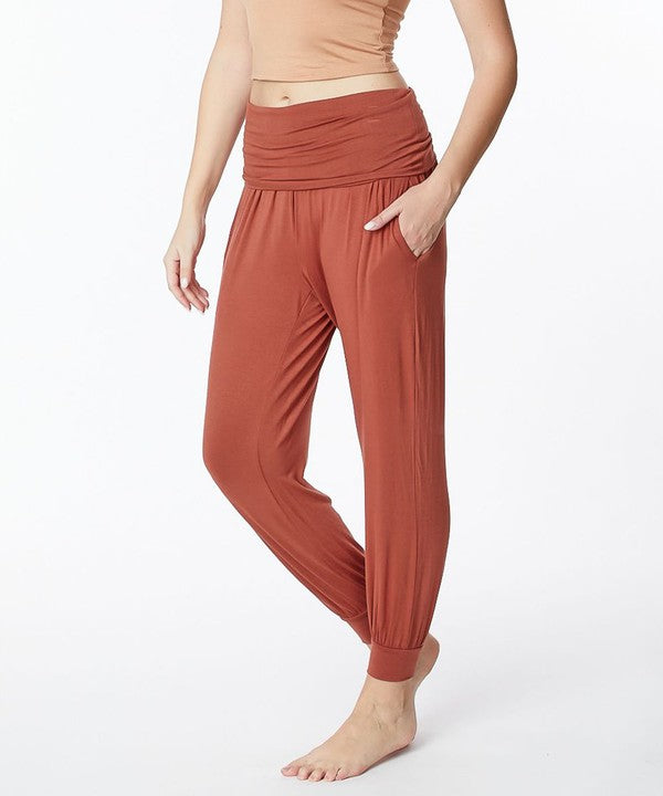 Women's Bamboo Yoga Joggers Loose Workout Sweat Pants | Zarnesh