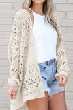 Women's Crochet Dolman Knit Sleeve Cardigan | Zarnesh