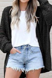 Women's Crochet Dolman Knit Sleeve Cardigan | Zarnesh