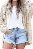 Women's Crochet Dolman Knit Sleeve Cardigan | Zarnesh