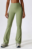 Women High Rise Waist Stretch Flared Design Skinny Fit Pants Zarnesh