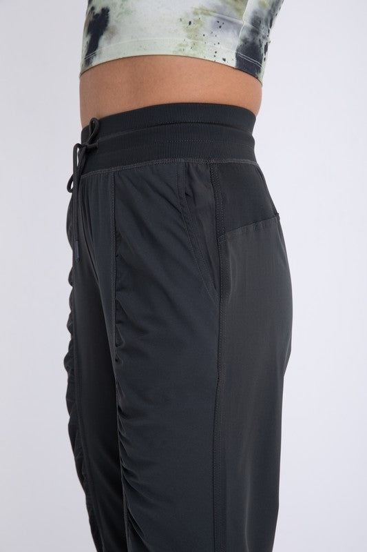 Women Ruched Front Active Joggers | Zarnesh