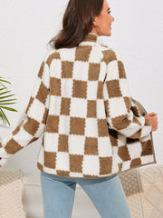 Women Checkered jacket | Zarnesh