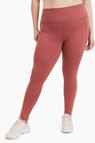 Women Plus Curvy Tapered Band Essential High Waist Leggings | Zarnesh