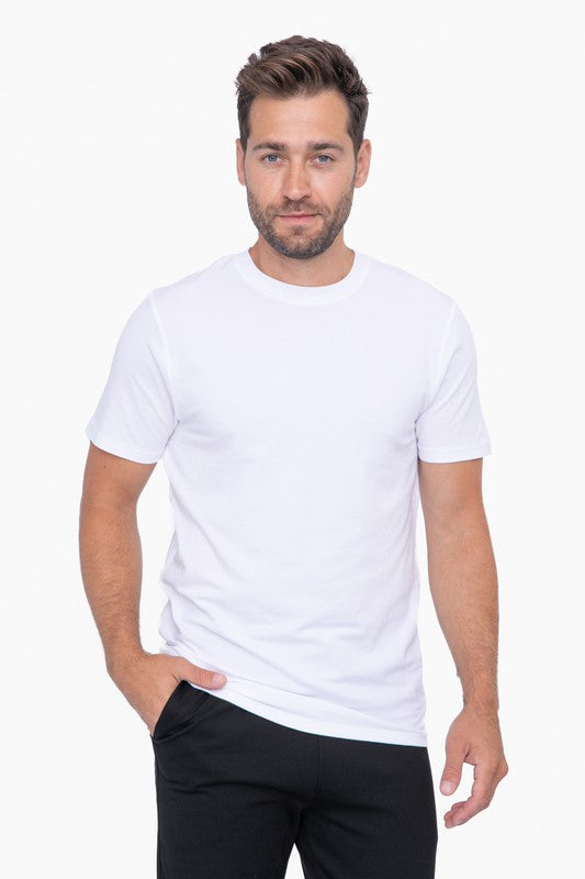 Men's Pima Cotton Blend Short Sleeve Tee  | Zarnesh