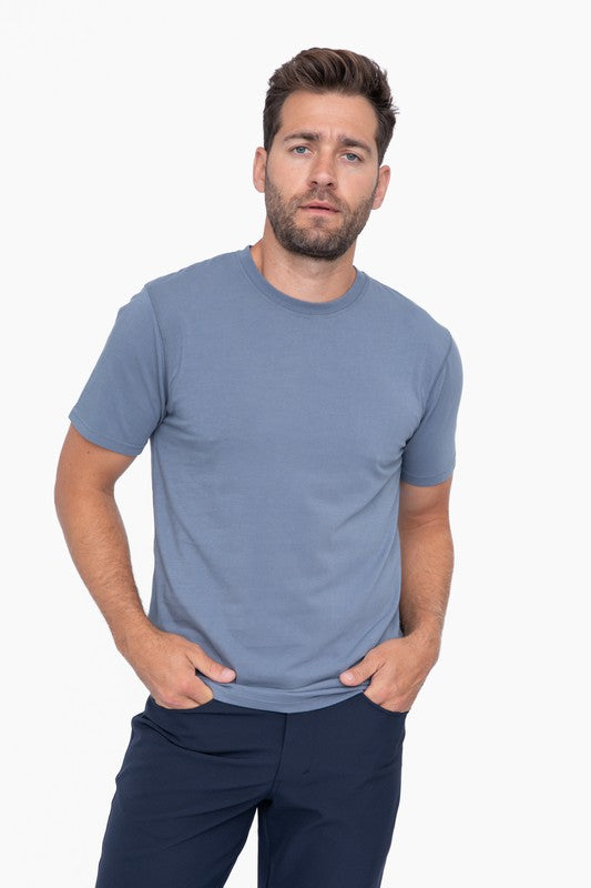 Men's Pima Cotton Blend Short Sleeve Tee  | Zarnesh