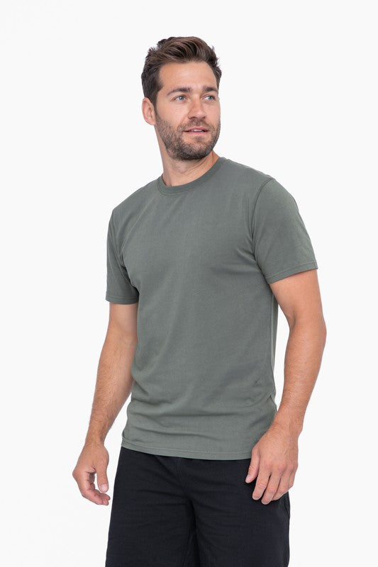 Men's Pima Cotton Blend Short Sleeve Tee  | Zarnesh