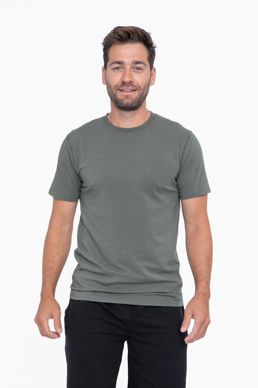 Men's Pima Cotton Blend Short Sleeve Tee  | Zarnesh