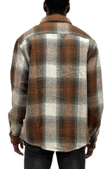 Men Flannel Shirt Jacket Shacket | Zarnesh