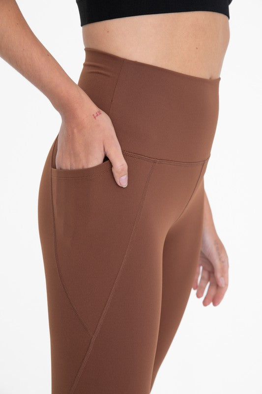 Women Tapered Band Essential Solid High-waist Leggings | Zarnesh