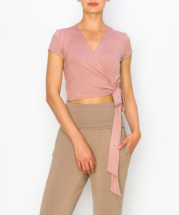 Women's Bamboo Wrap Crop Cam Sleeve | Zarnesh