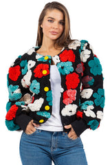 Women Sexy Fashion Outerwear woolen style Jacket | Zarnesh