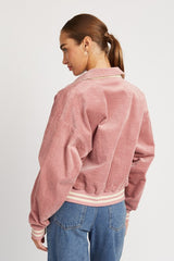 Women’s Bomber Jacket With Collar | Zarnesh