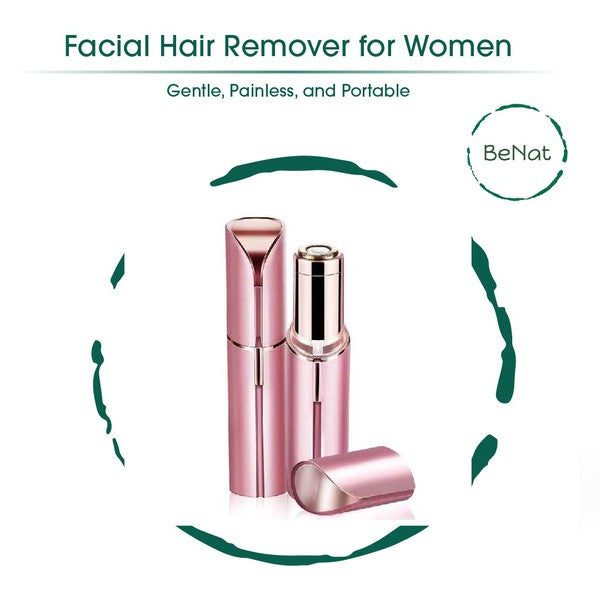 Rechargeable Facial Hair Remover - Gentle and Effective Hair Removal | Zarnesh