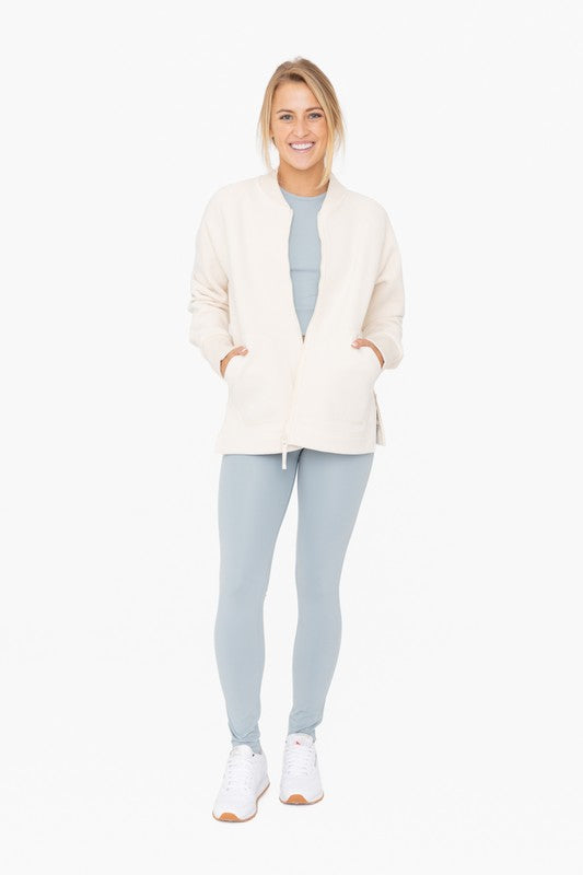 Women Microfleece Bomber Jacket | Zarnesh