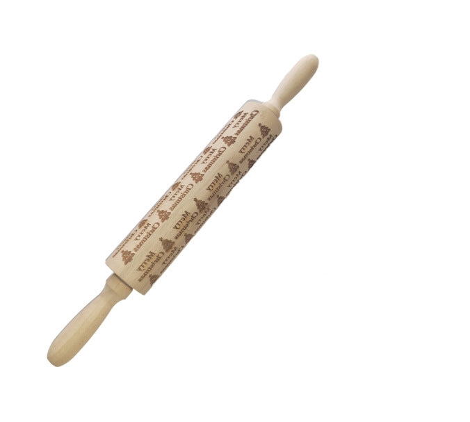 Rolling Pin Christmas Embossing for Holiday Baking Festive Delights | Zarnesh