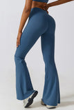 Women Casual Buttock Lift Yoga Moisture Wicking Flare Leg Pant Zarnesh
