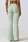 Women Casual Buttock Lift Yoga Moisture Wicking Flare Leg Pant Zarnesh