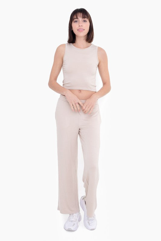 Women Mid-Rise Lounge Terry Pant | Zarnesh