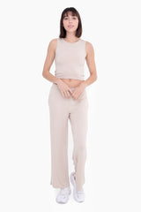 Women Mid-Rise Lounge Terry Pant | Zarnesh