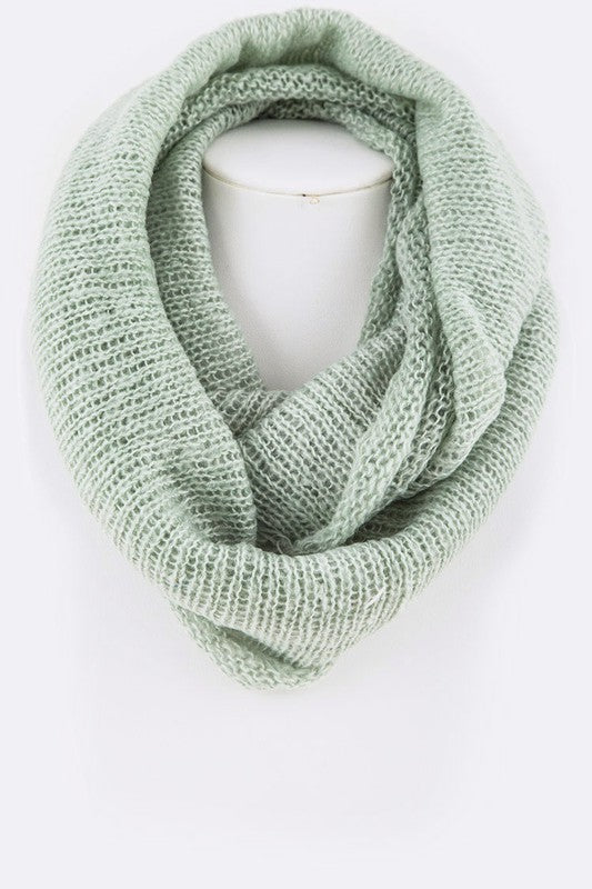 Women Loose Knit Infinity Winter Scarf | Zarnesh

