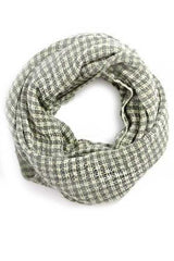 Women Cotton Blend Loose Knit Infinity Winter Scarf | Zarnesh