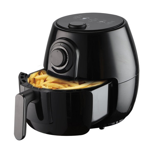 Supersonic National 4.2 Qt Mechanical Air Fryer with 5 Preset Cooking Functions | Zarnesh