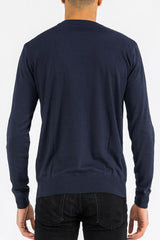 MEN'S SOLID COLOR ROUND NECK SWEATER | Zarnesh