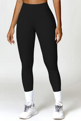 Women Solid High Waisted Hip Lifting Athletic Leggings | Zarnesh