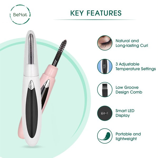 Electric Eyelash Curler - Effortless Lash Curling Device | Zarnesh