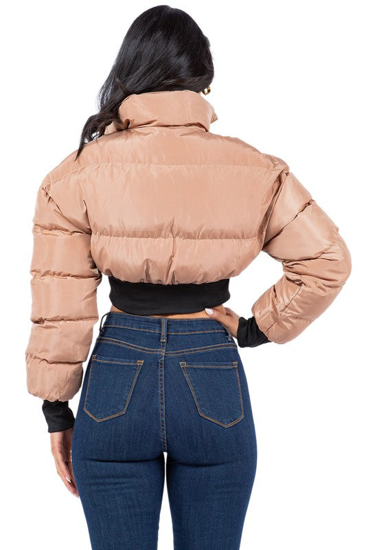 Women Soft Down-Like Oversized Puffer Jacket Outerwear | Zarnesh