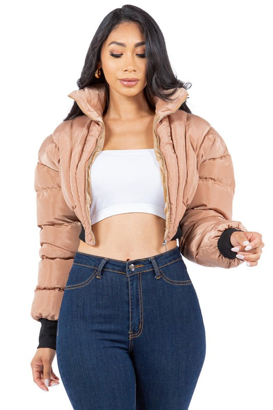 Women Soft Down-Like Oversized Puffer Jacket Outerwear | Zarnesh