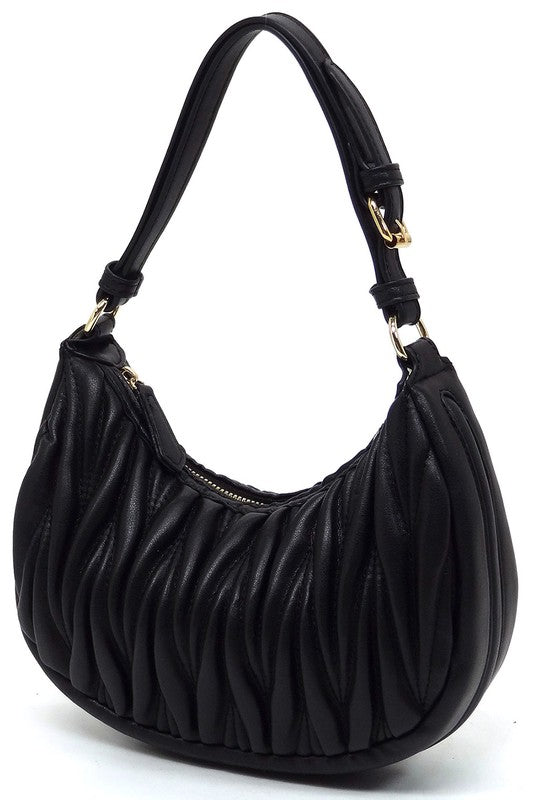 Chevron Quilted Shoulder Bag Hobo | Zarnesh