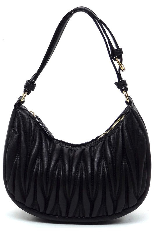 Chevron Quilted Shoulder Bag Hobo | Zarnesh