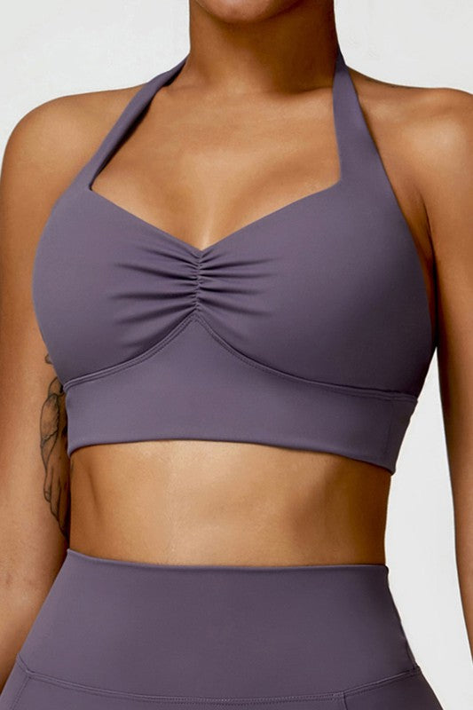 Women Buttery Soft Quick Drying Beauty Back Yoga Sports Bra Zarnesh