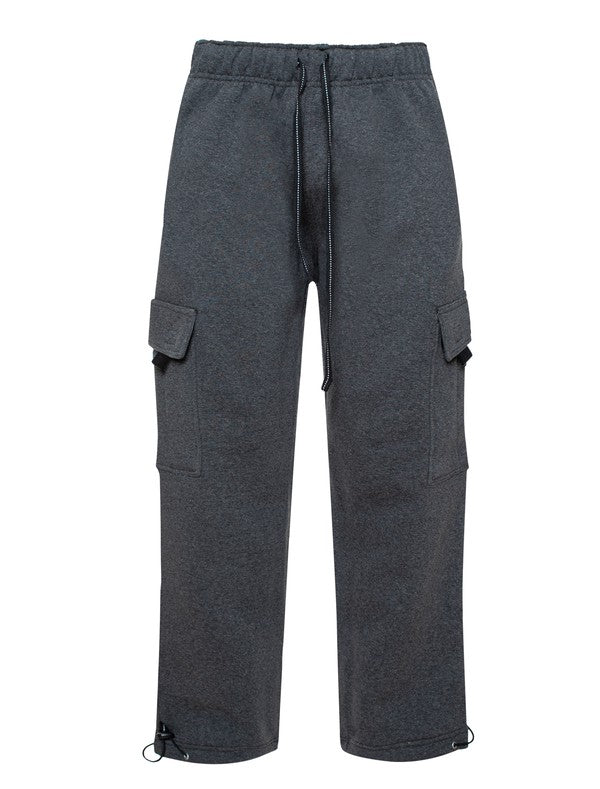 Men Heavyweight Fleece Cargo Pants | Zarnesh