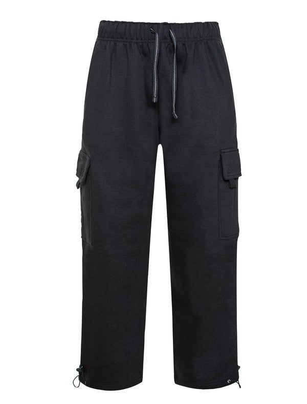 Men Heavyweight Fleece Cargo Pants | Zarnesh