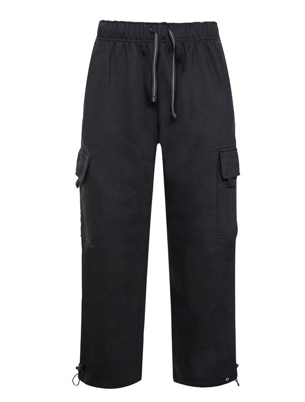 Men Plus Heavyweight Fleece Cargo Pants | Zarnesh