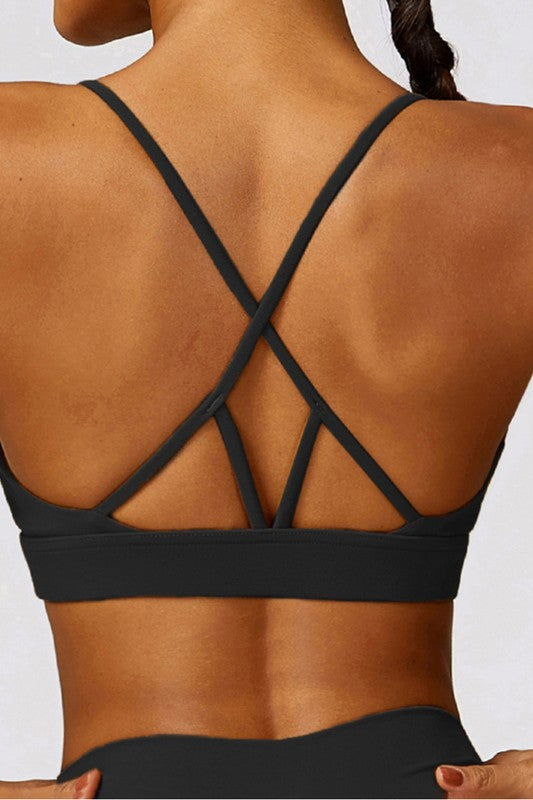 Women Quick Drying Tight Brushed Back Yoga Bras Zarnesh