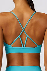 Women Quick Drying Tight Brushed Back Yoga Bras Zarnesh