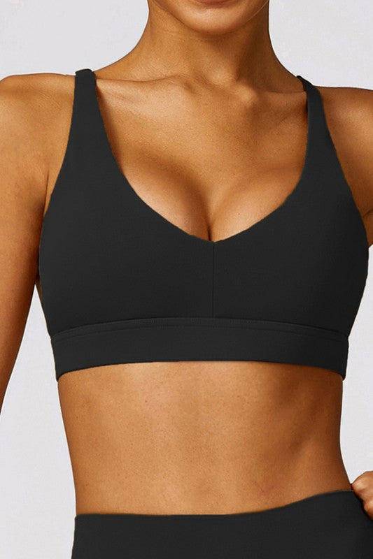 Women Quick Drying Tight Brushed Back Yoga Bras Zarnesh