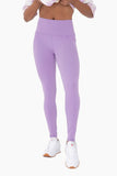 Women Tapered Band Essential Solid High Waist Leggings | Zarnesh