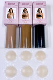 Women Plus Size Body Tape with Silicone Nipple Cover zarnesh
