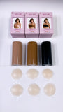 Women Plus Size Body Tape with Silicone Nipple Cover zarnesh